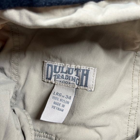 Duluth Trading Mens Tan Stretch Hiking Outdoor straight Leg Mens Pant LX34 - Picture 3 of 7